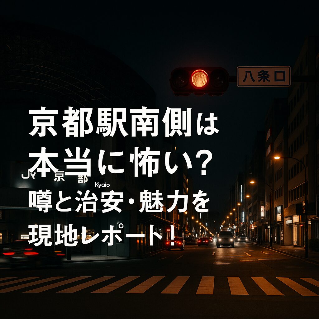 京都駅 南側 怖すぎ