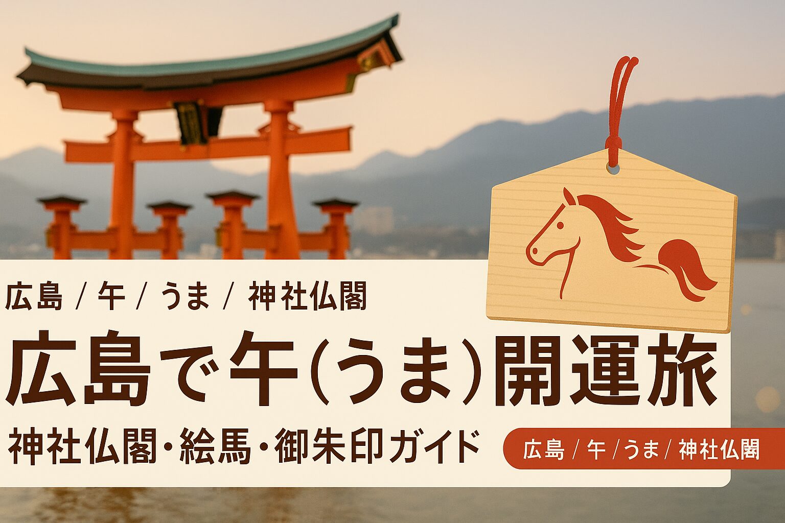広島 馬 うま 午