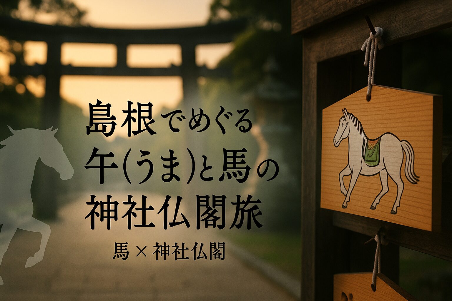 島根　うま　午　馬