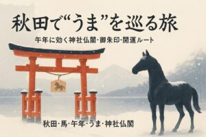 秋田 馬 うま 午年