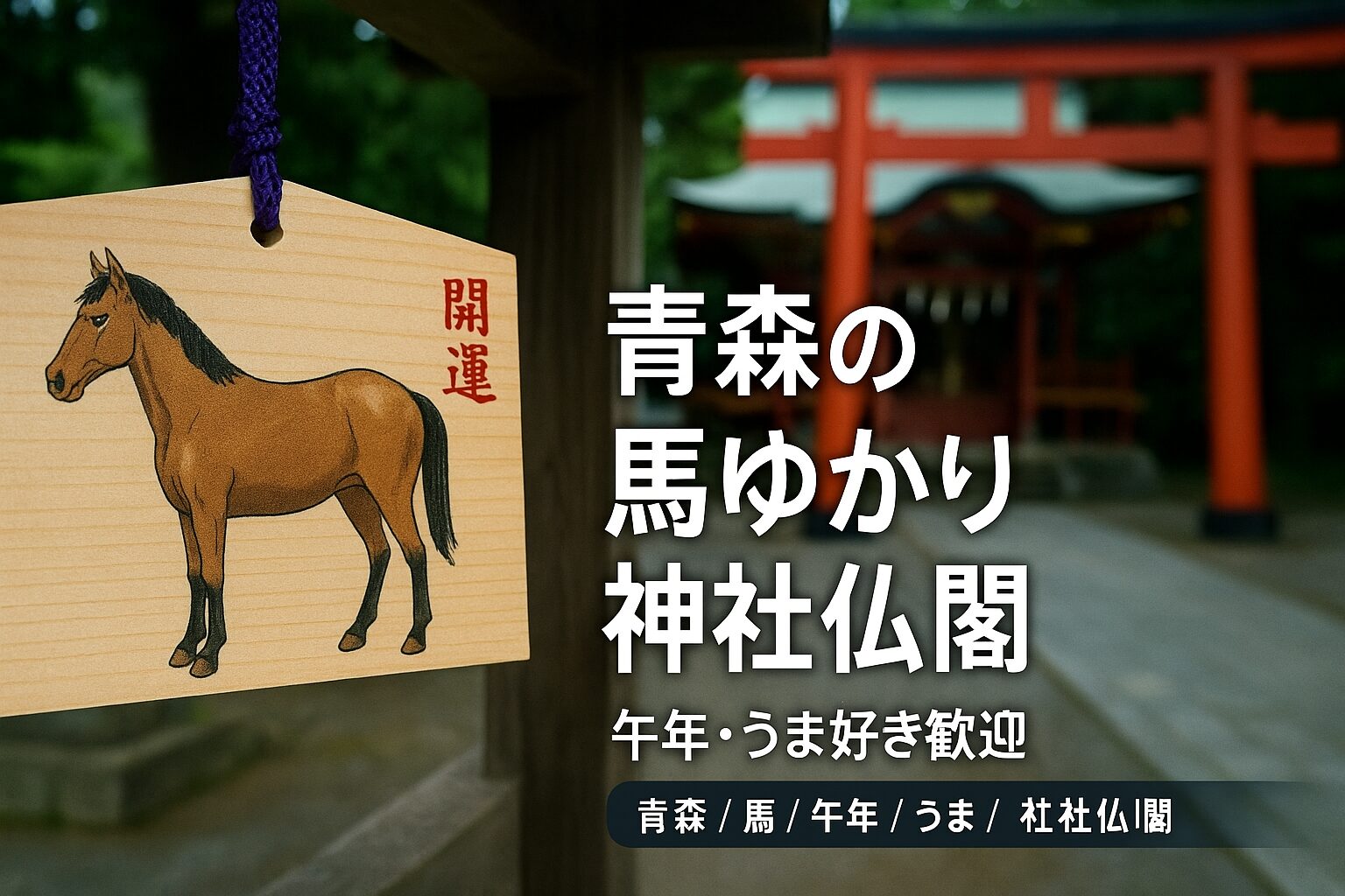 青森 馬 午年 うま