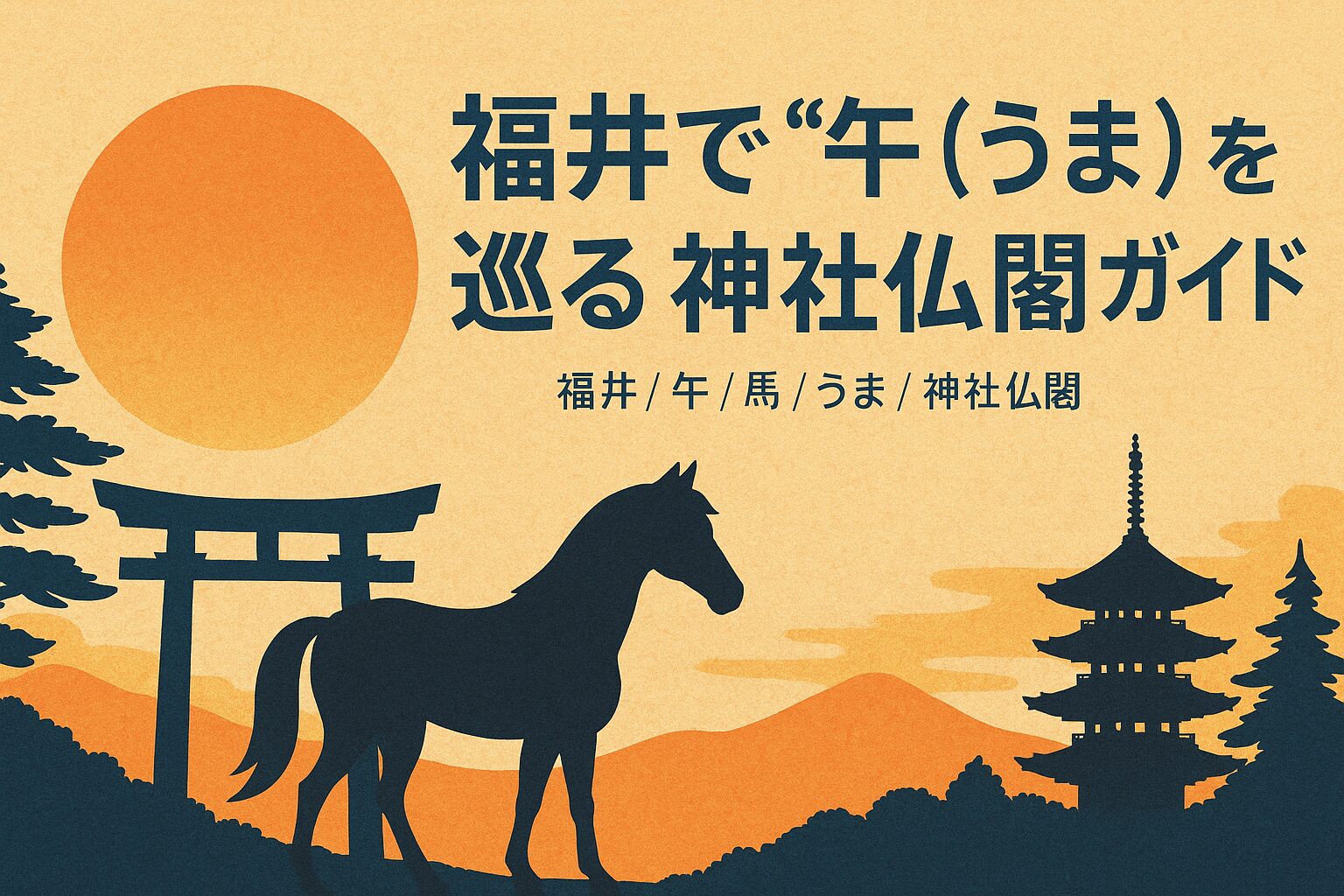 福井 午 馬 うま