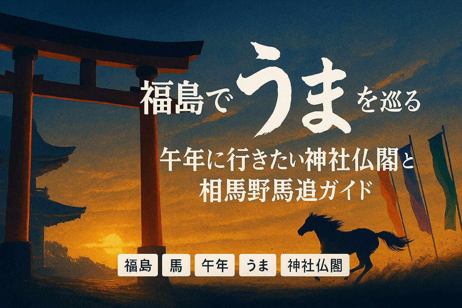 福島 馬 午年 うま