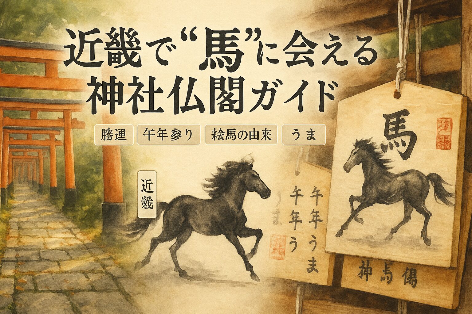 近畿 馬 午年 うま