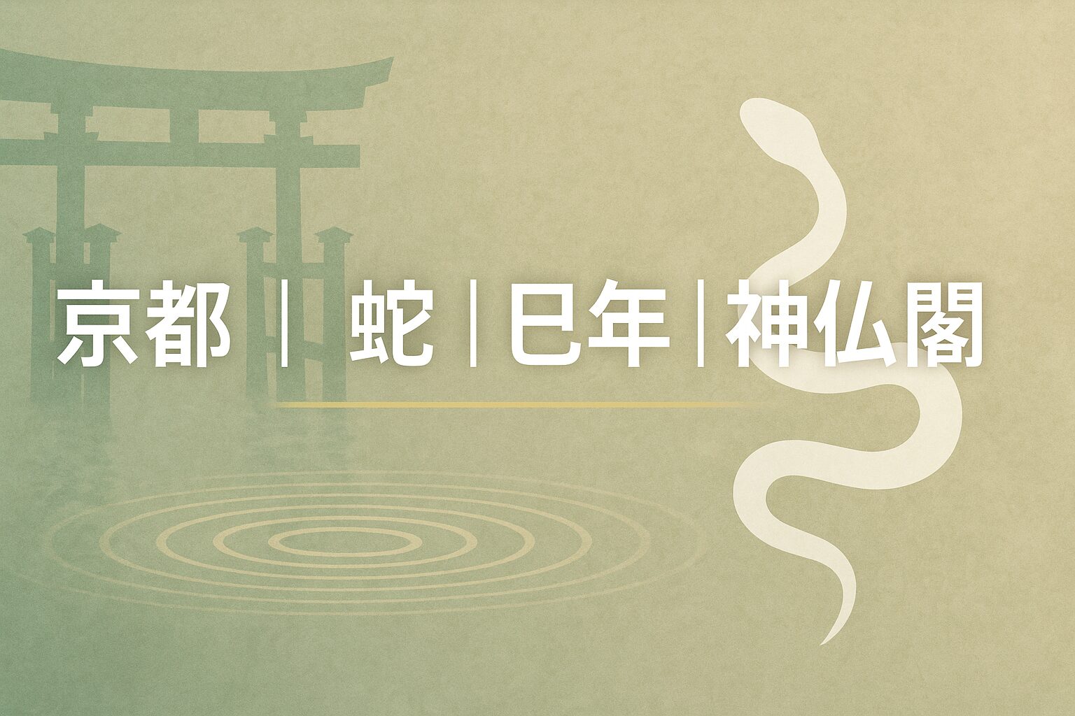 京都 蛇 巳年
