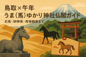 鳥取 馬 午年 うま
