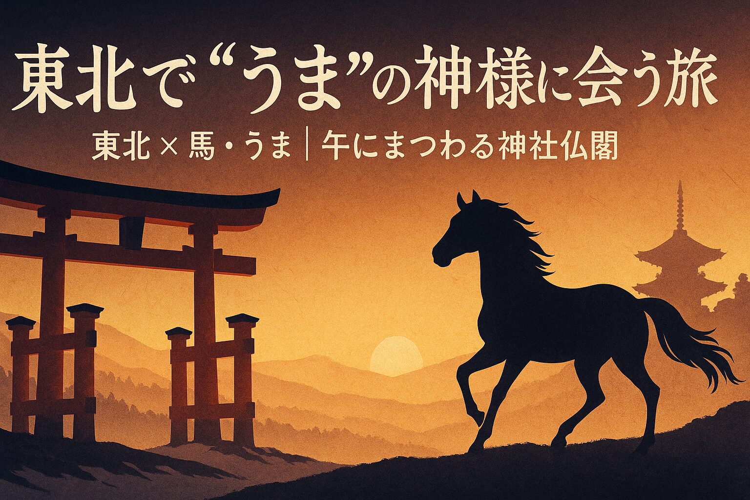 東北 午 馬 うま