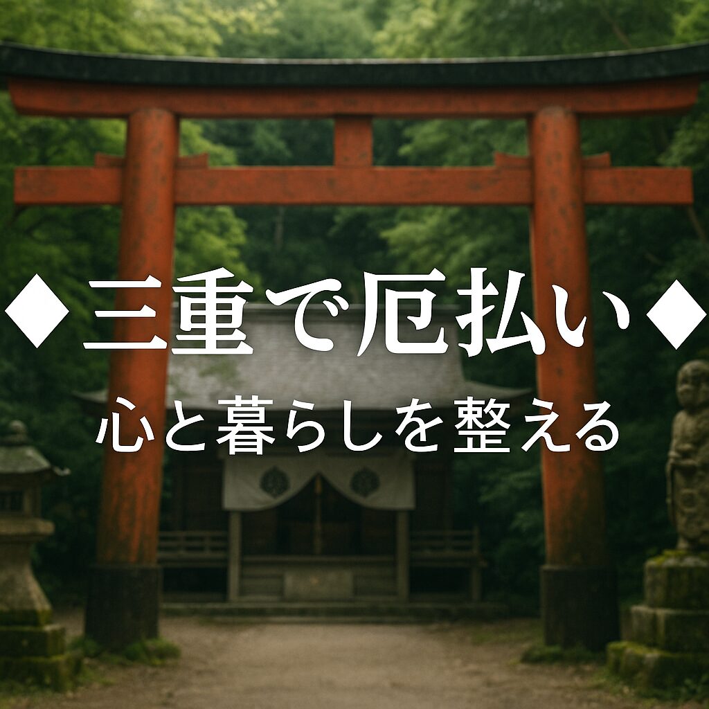 三重 厄払い