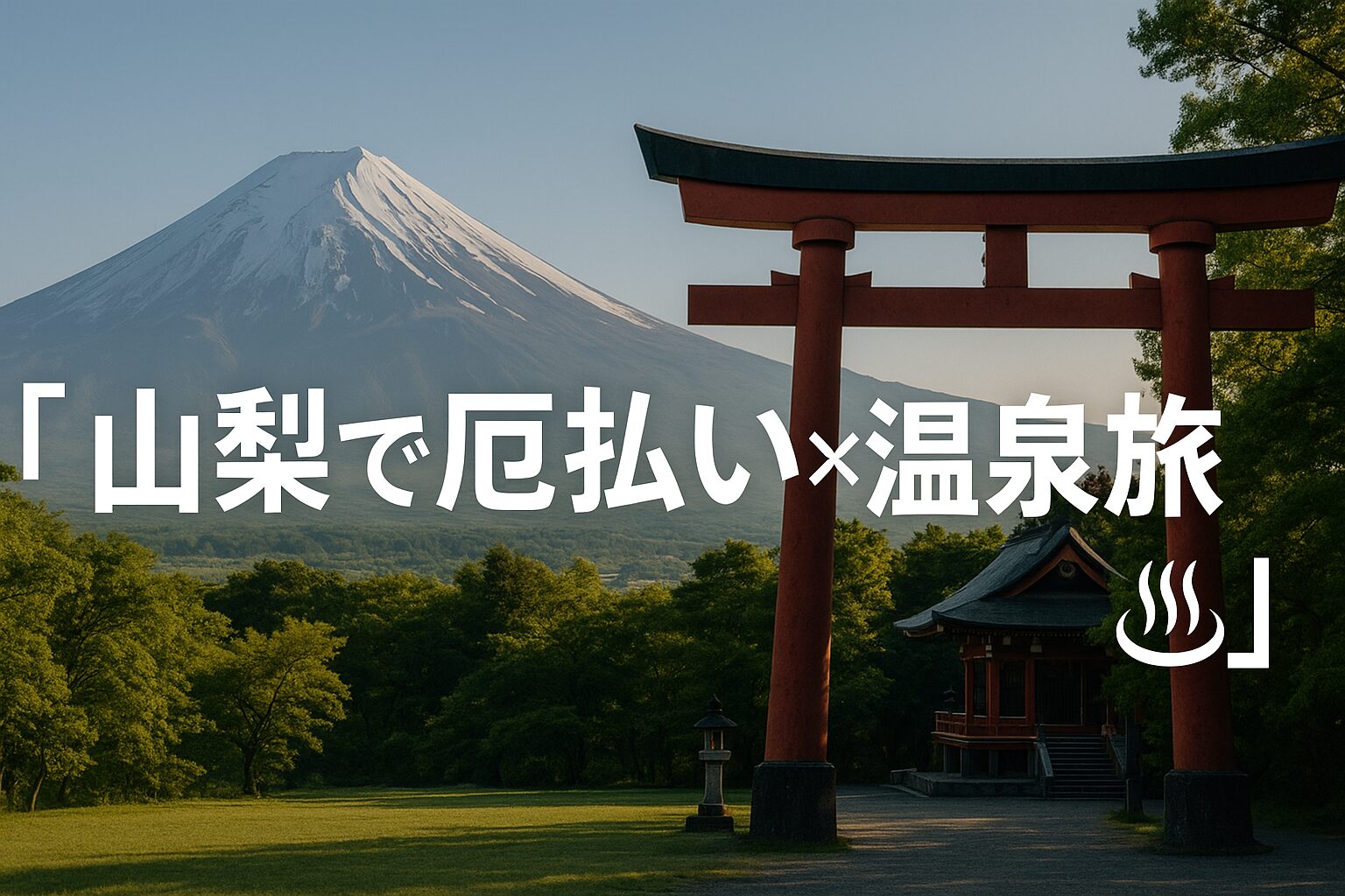 山梨 厄払い 厄年