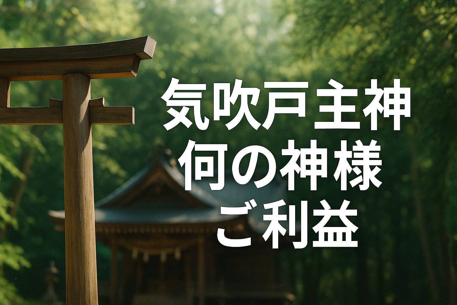気吹戸主神　いぶきどぬしのかみ