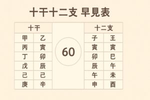 十干十二支 早見表