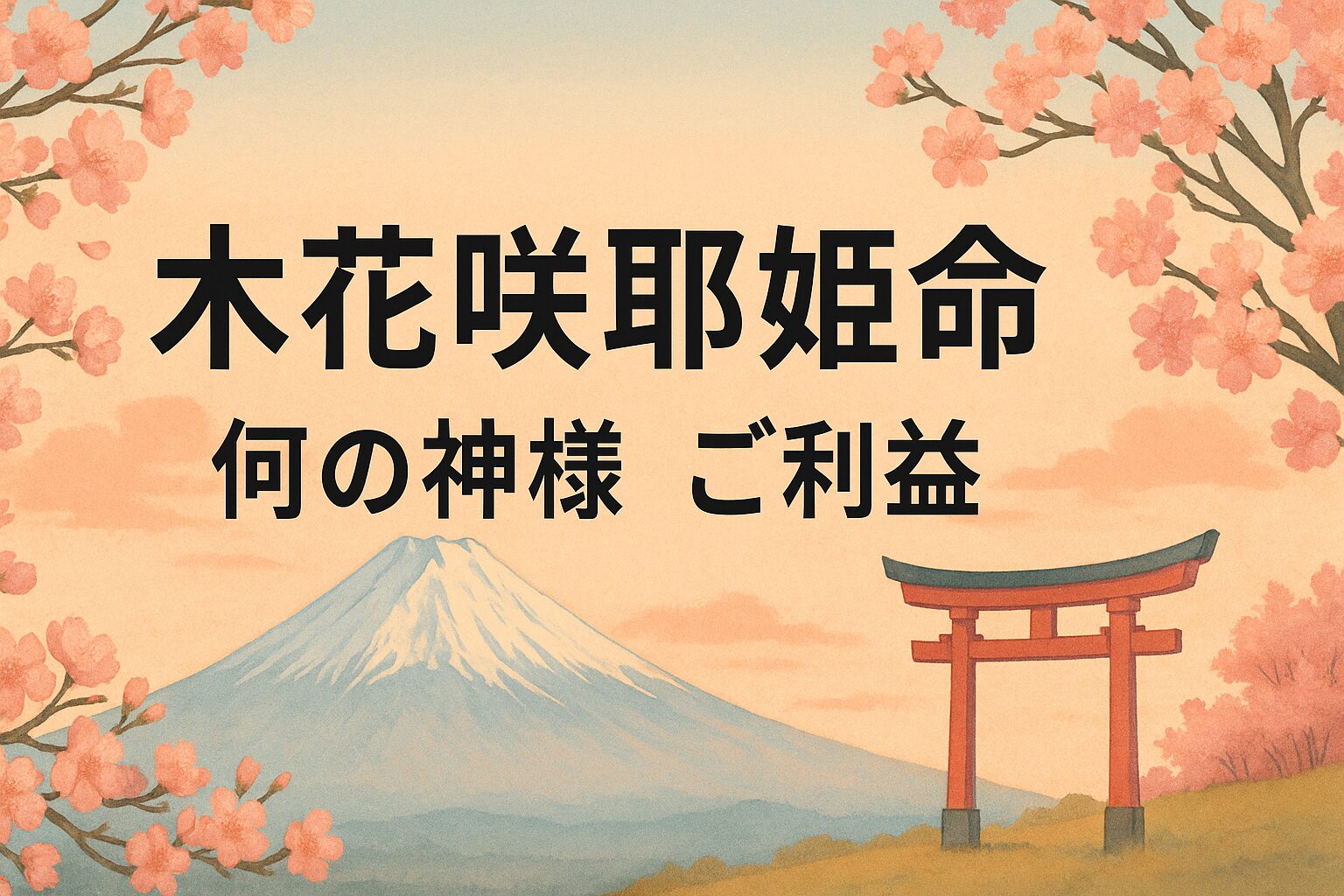 木花咲耶姫命 木花咲耶姫　このはさくやひめ　コノハサクヤヒメ