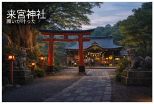 来宮神社 願いが叶った