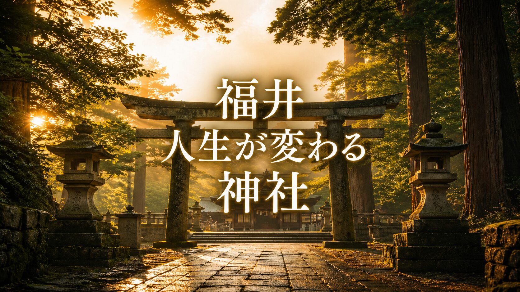 福井　人生が変わる神社