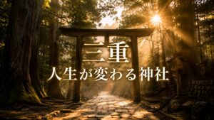 三重 人生が変わる神社
