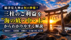 綿津見大神(三柱総称) わたつみのおおかみ