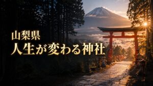 山梨　人生が変わる神社